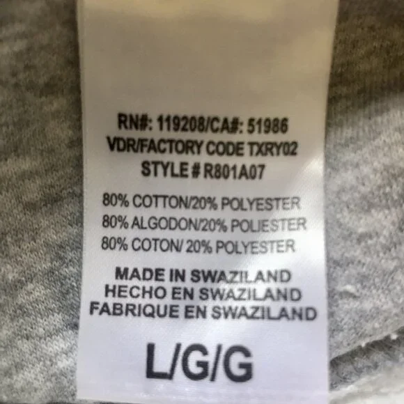 Reebok NFL Minnesota Vikings Football Brett Favre Crewneck Sweatshirt Large Gray - Picture 4 of 6